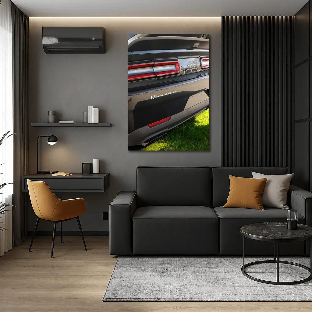 Dodge Charger Hennessey Rear Dark Exterior – Wall Art