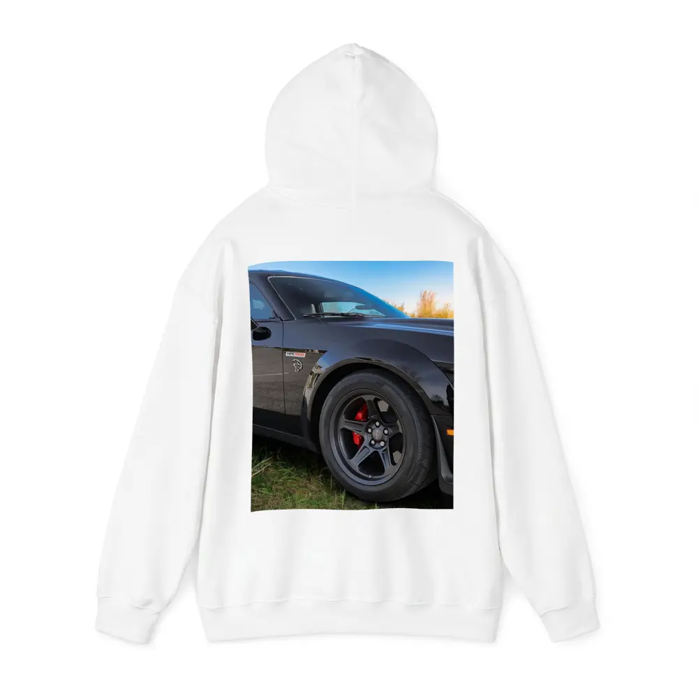 Black Dodge Challenger Muscle Car Outdoor – Hoodies
