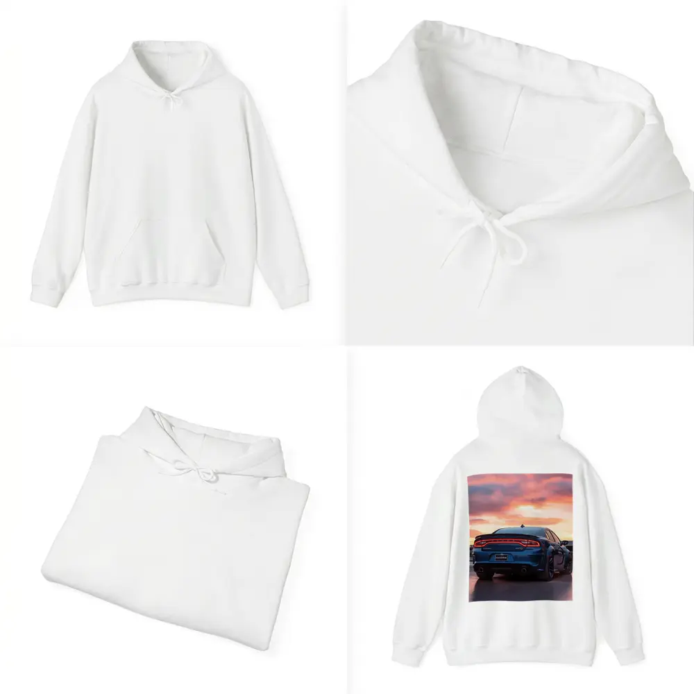 Dodge Charger SRT Blue Sunset Sky – Hoodies