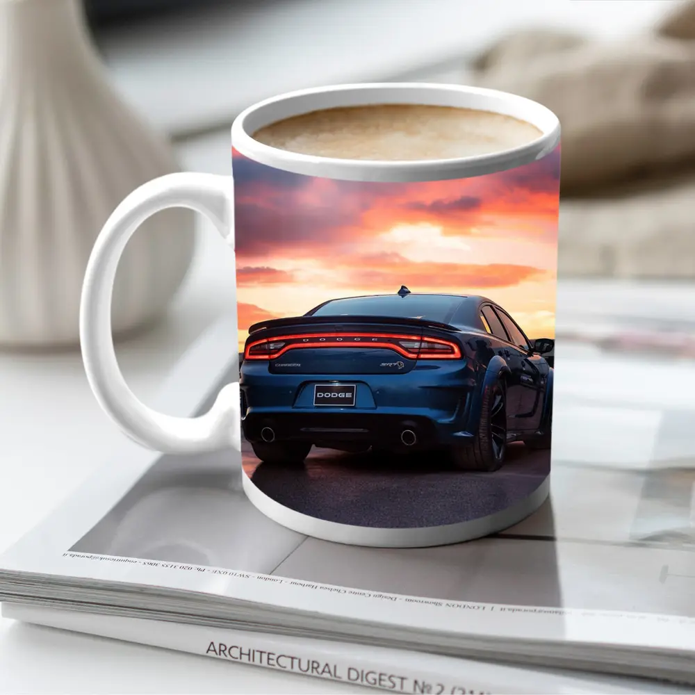 Dodge Charger SRT Blue Sunset Sky – Mugs