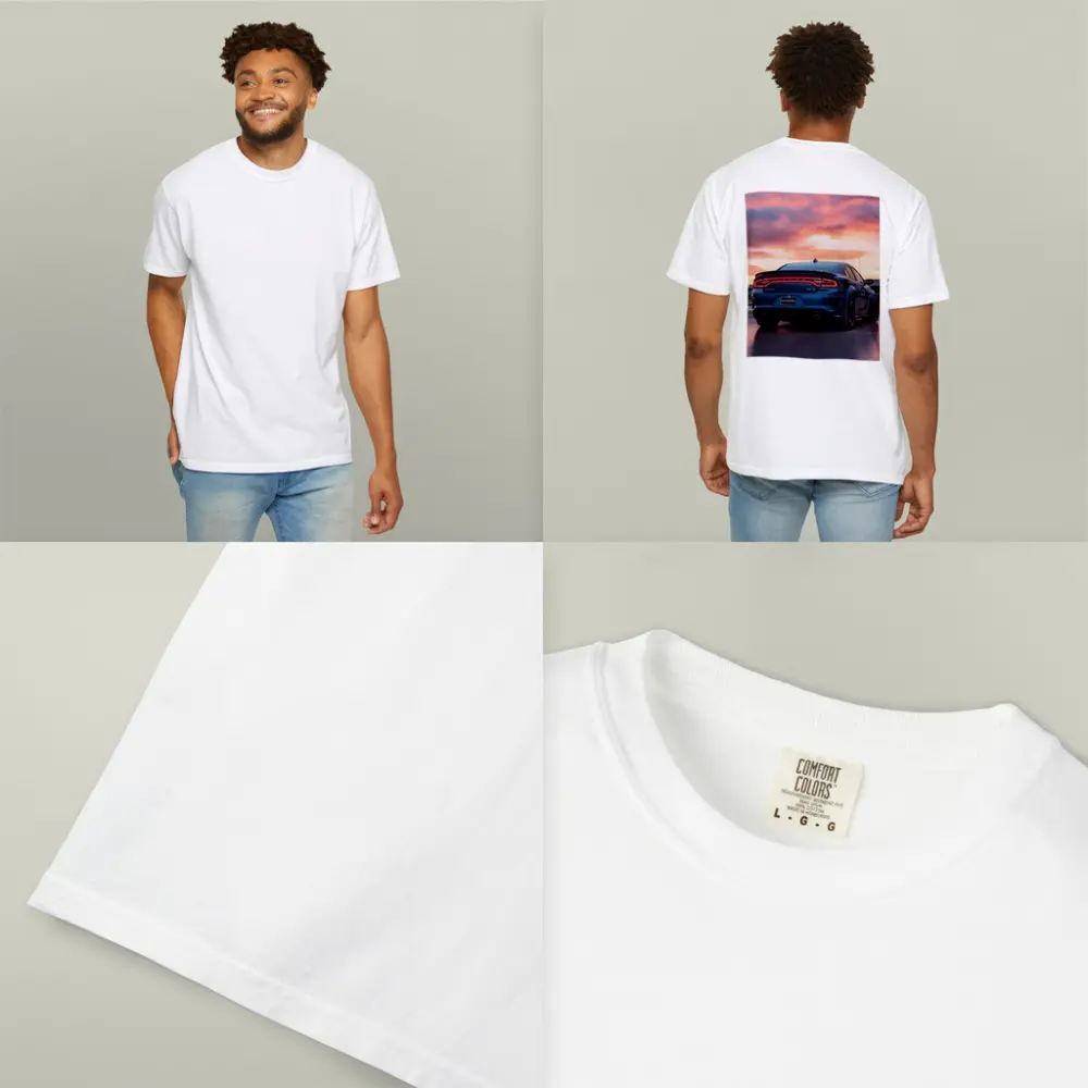 Dodge Charger SRT Blue Sunset Sky – T-Shirts