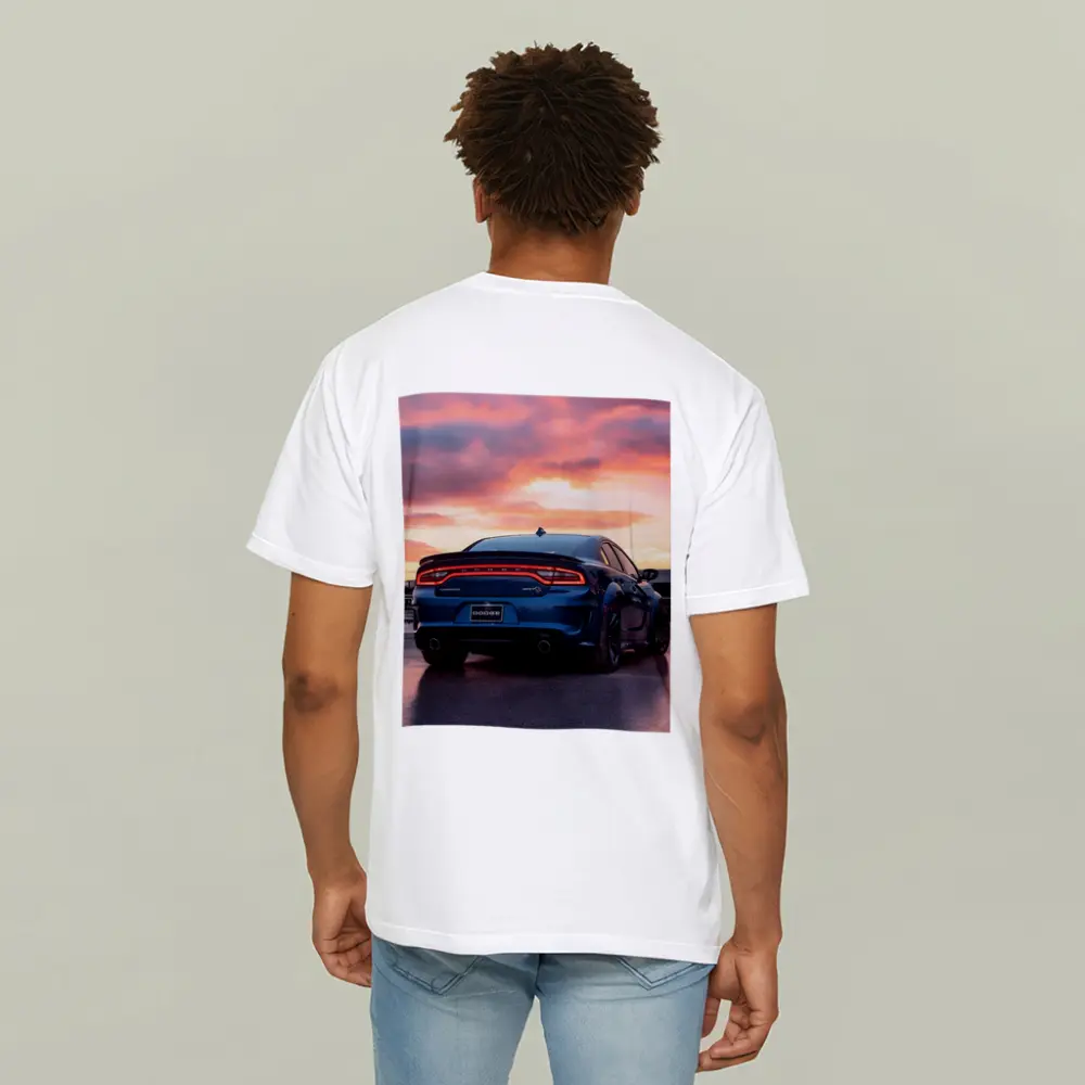 Dodge Charger SRT Blue Sunset Sky – T-Shirts