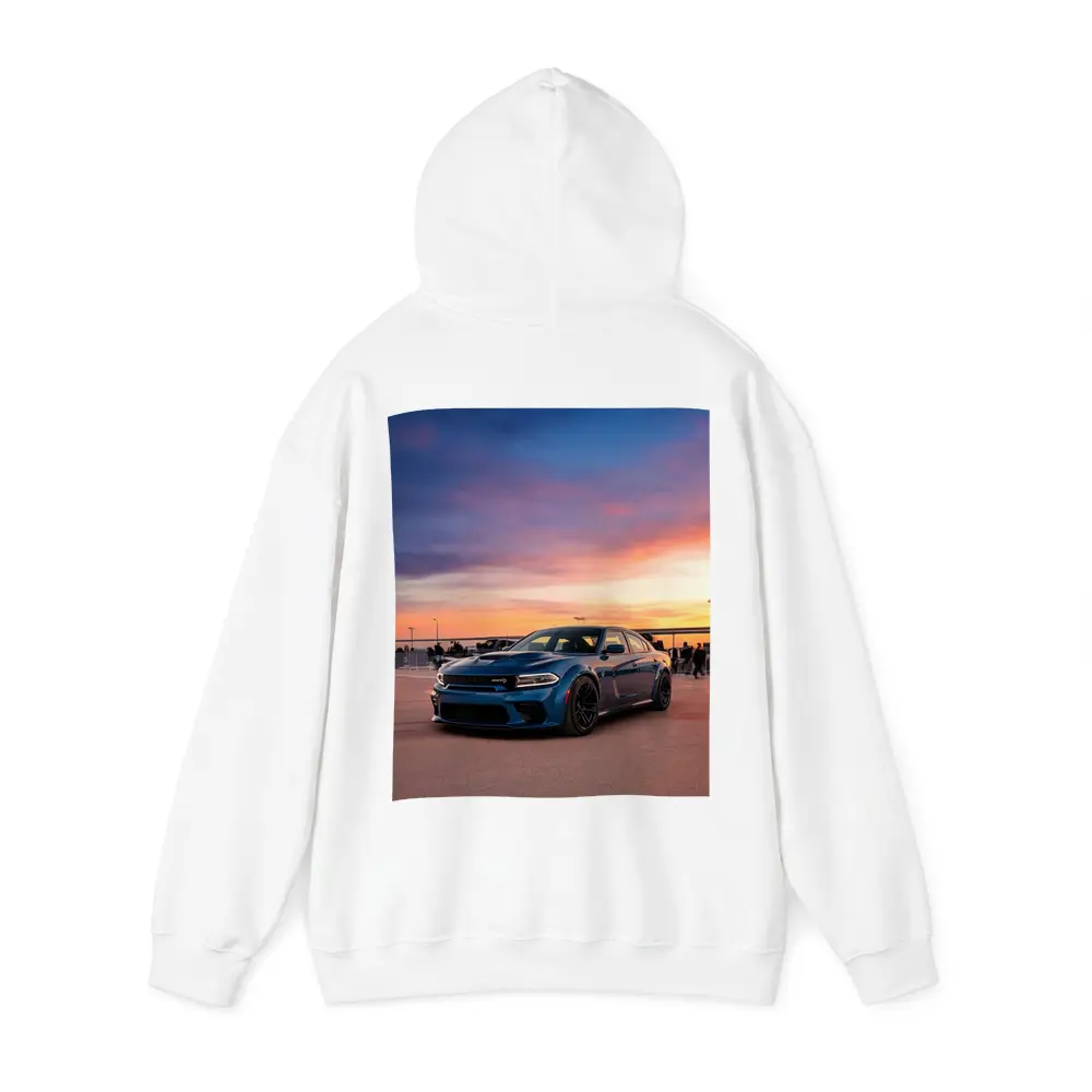 Dodge Charger SRT Blue Sunset Sky – Hoodies