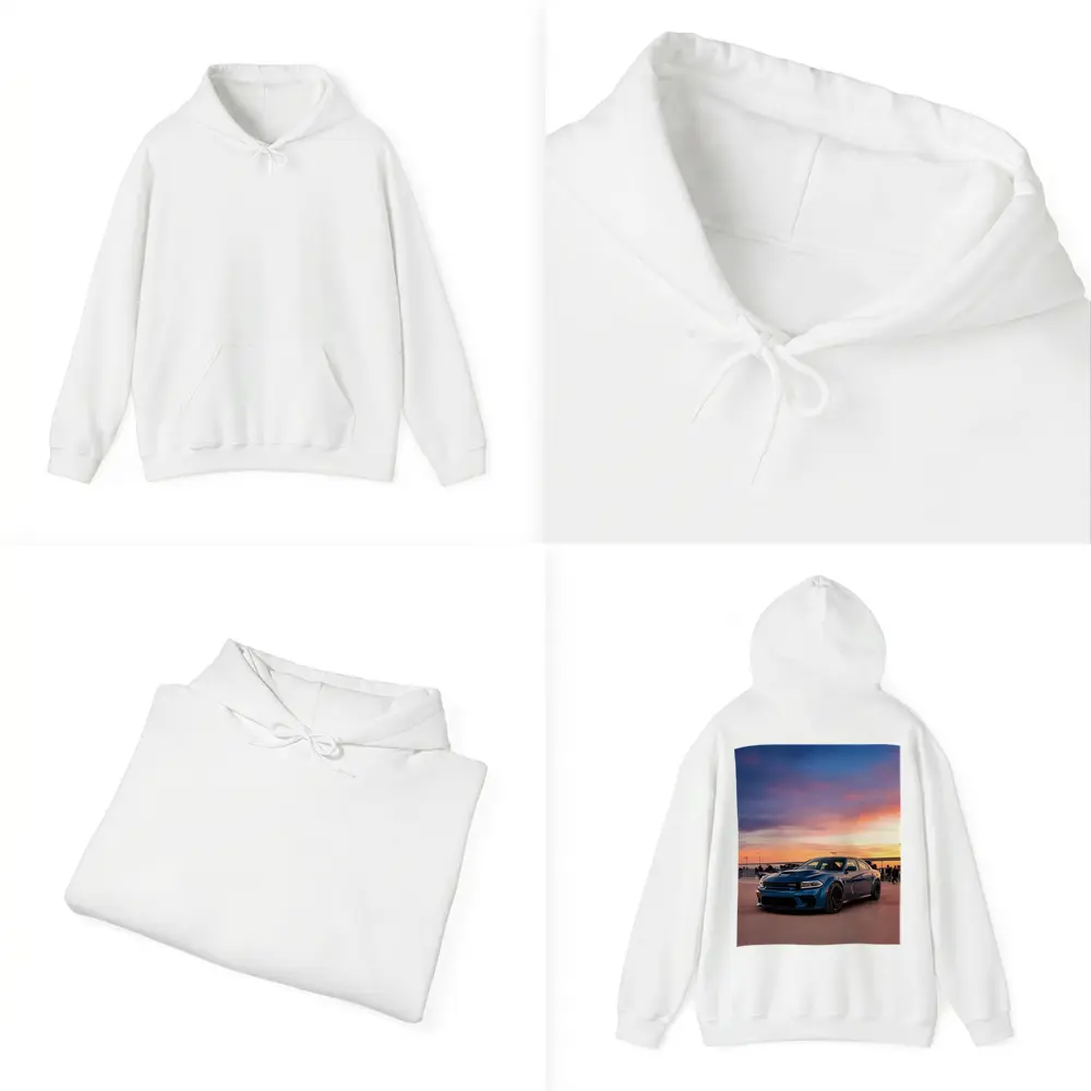 Dodge Charger SRT Blue Sunset Sky – Hoodies