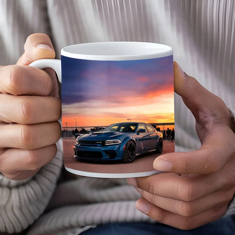 Dodge Charger SRT Blue Sunset Sky – Mugs