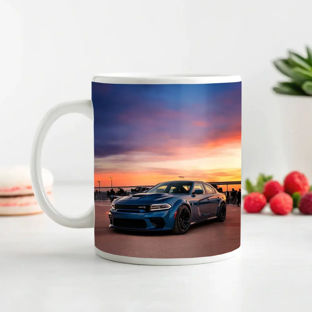 Dodge Charger SRT Blue Sunset Sky – Mugs
