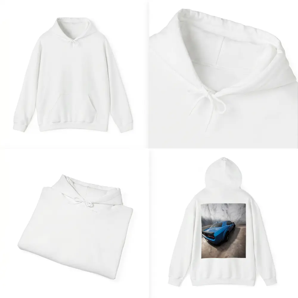Dodge Challenger Blue Marble Studio – Hoodies