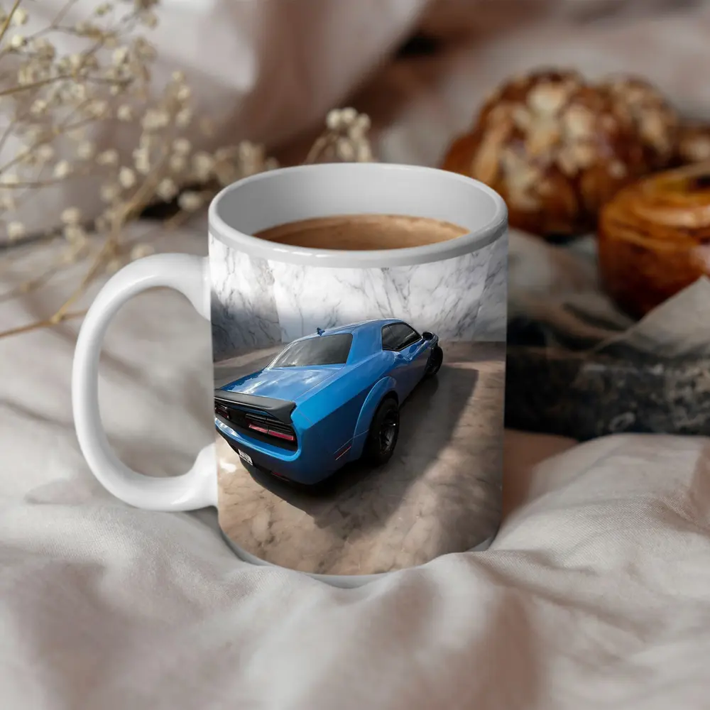Dodge Challenger Blue Marble Studio – Mugs