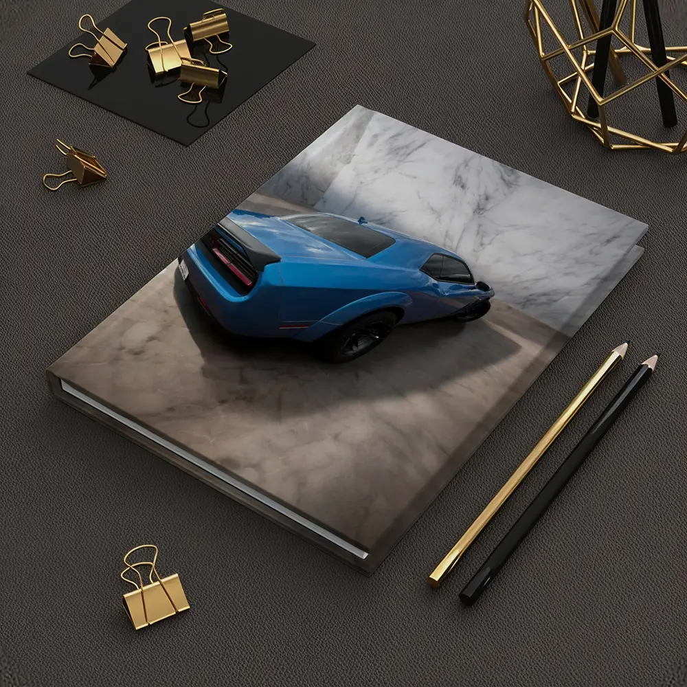 Dodge Challenger Blue Marble Studio – Notebooks