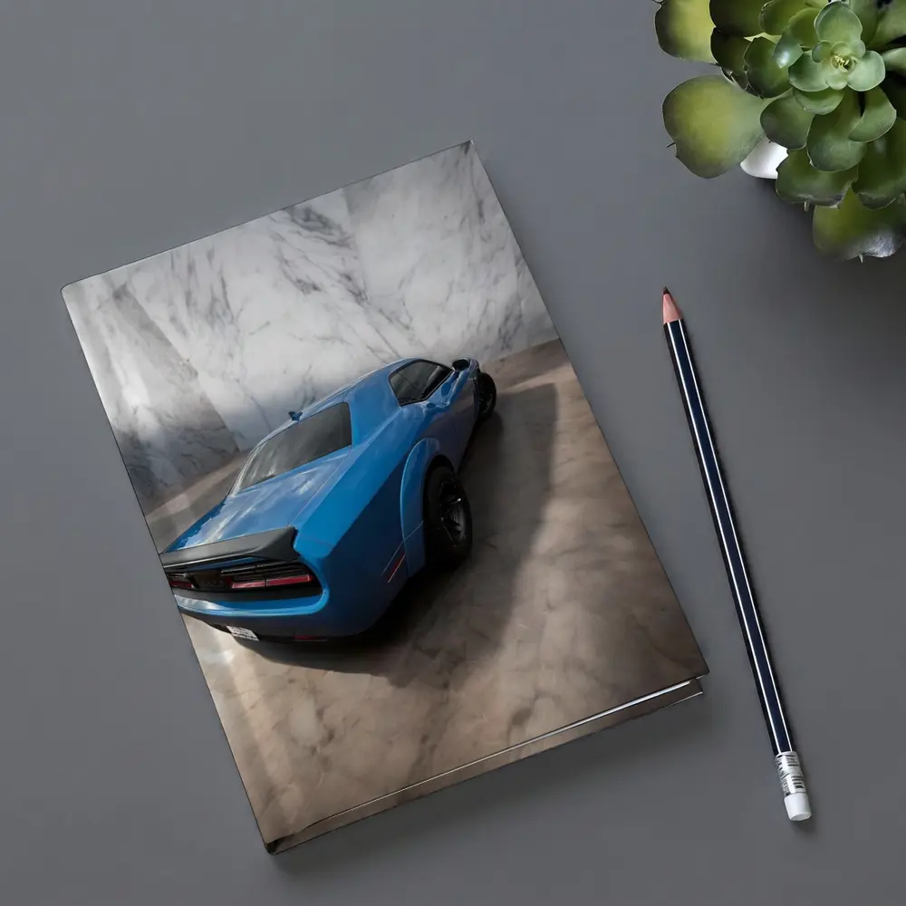 Dodge Challenger Blue Marble Studio – Notebooks