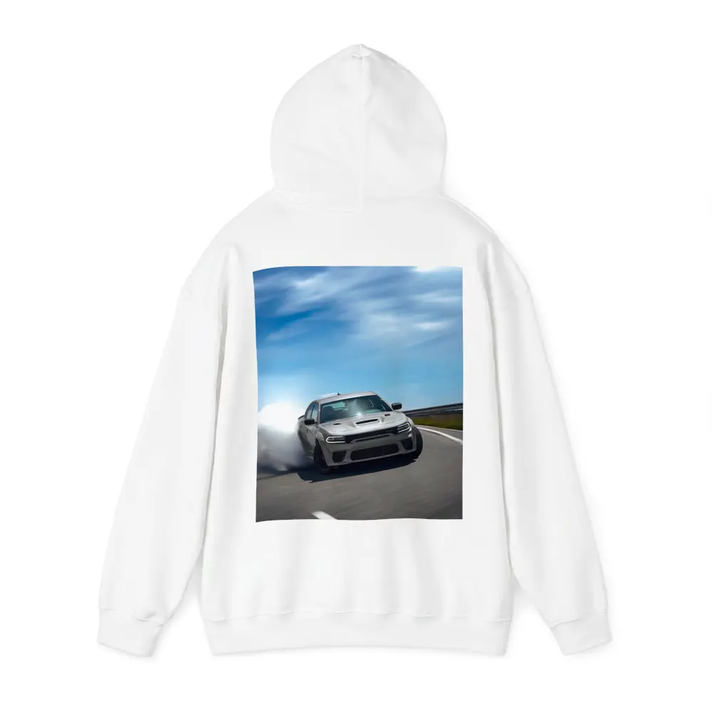 Dodge Charger Drifting on Open Road – Hoodies