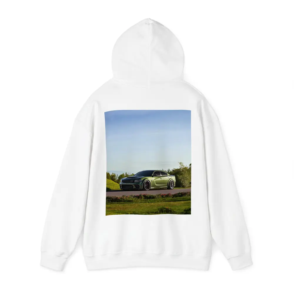 Dodge Charger Green Muscle Car Outdoor – Hoodies
