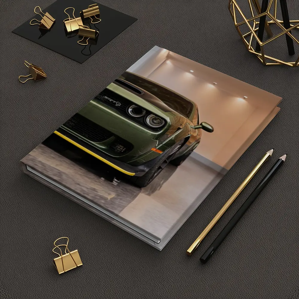 Dodge Challenger SRT Hellcat Green Garage – Notebooks