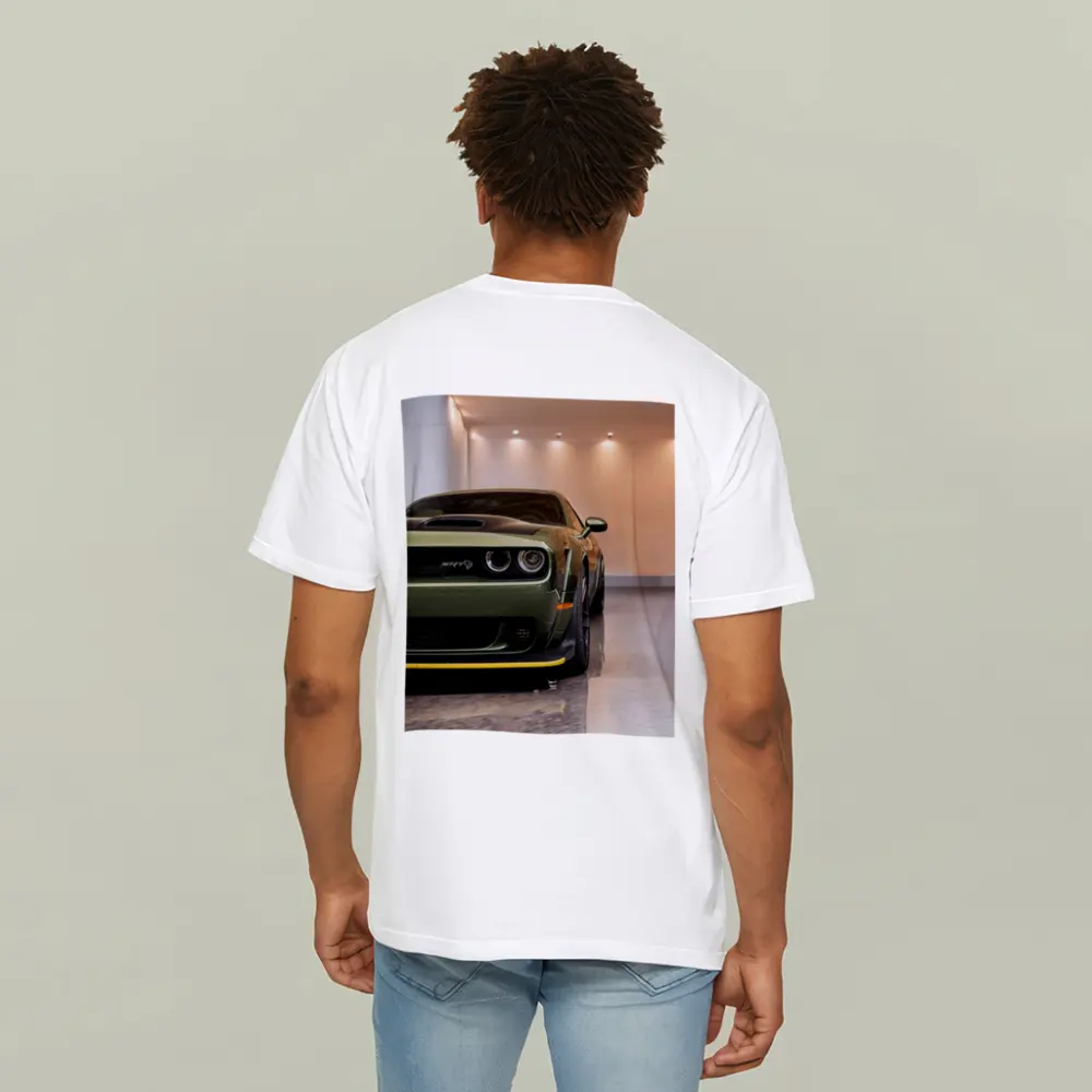 Dodge Challenger SRT Hellcat Green Garage – T-Shirts