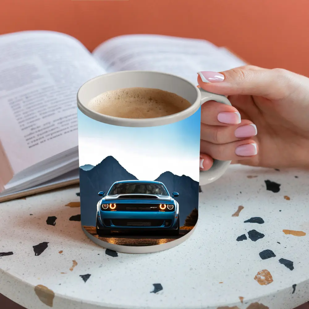 Dodge Challenger SRT Blue Mountain Road – Mugs