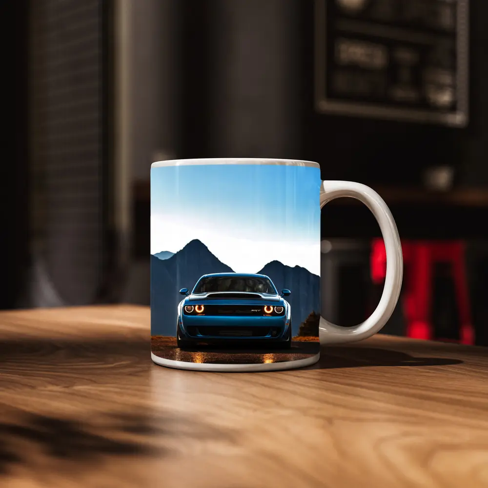 Dodge Challenger SRT Blue Mountain Road – Mugs