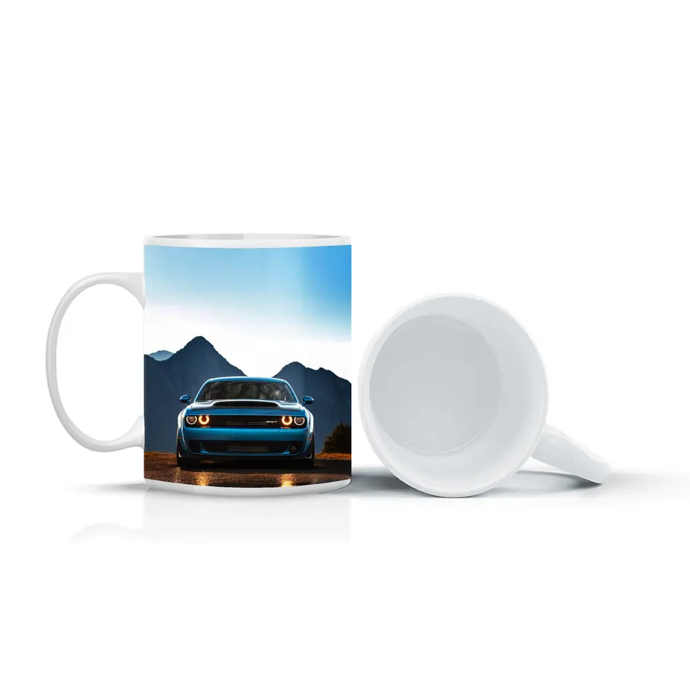 Dodge Challenger SRT Blue Mountain Road – Mugs