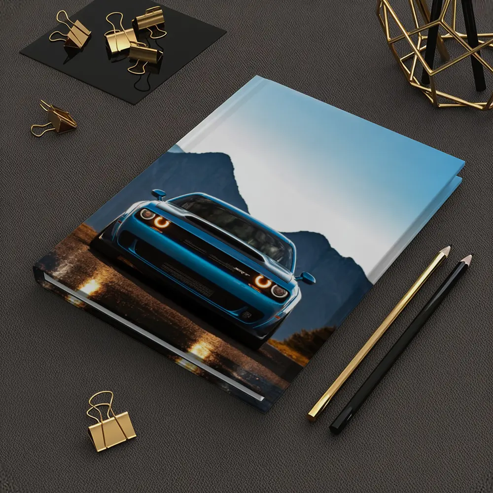 Dodge Challenger SRT Blue Mountain Road – Notebooks
