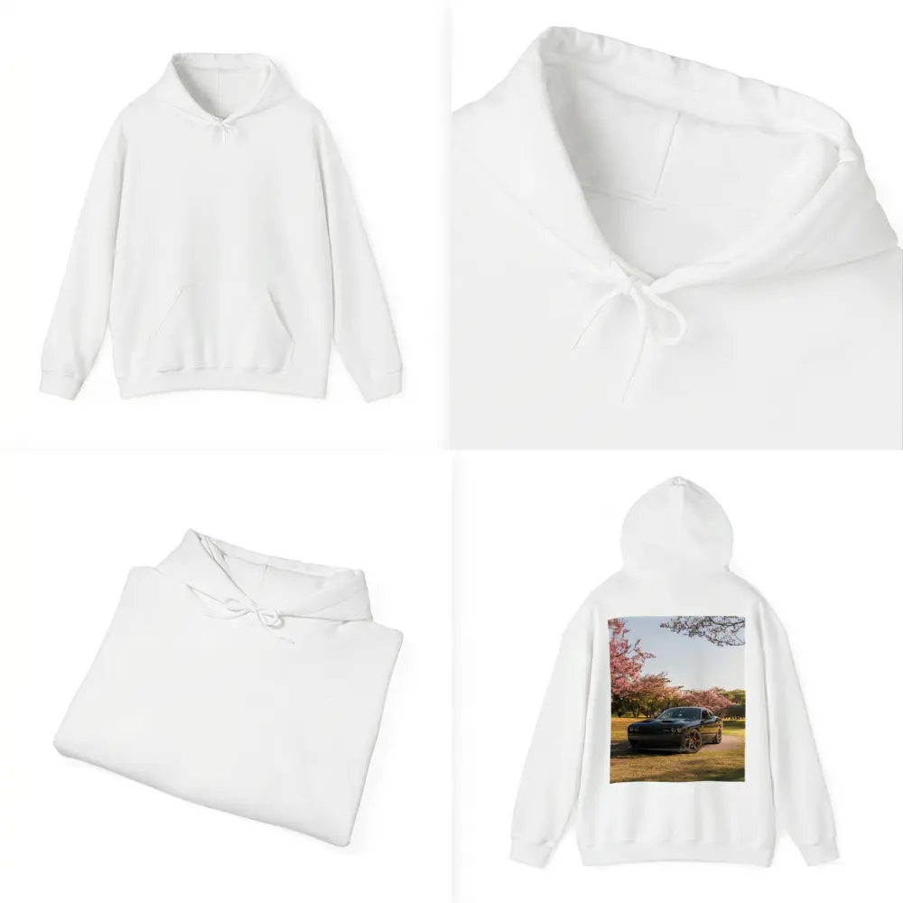 Dodge Challenger SRT Black Cherry Blossom Park – Hoodies