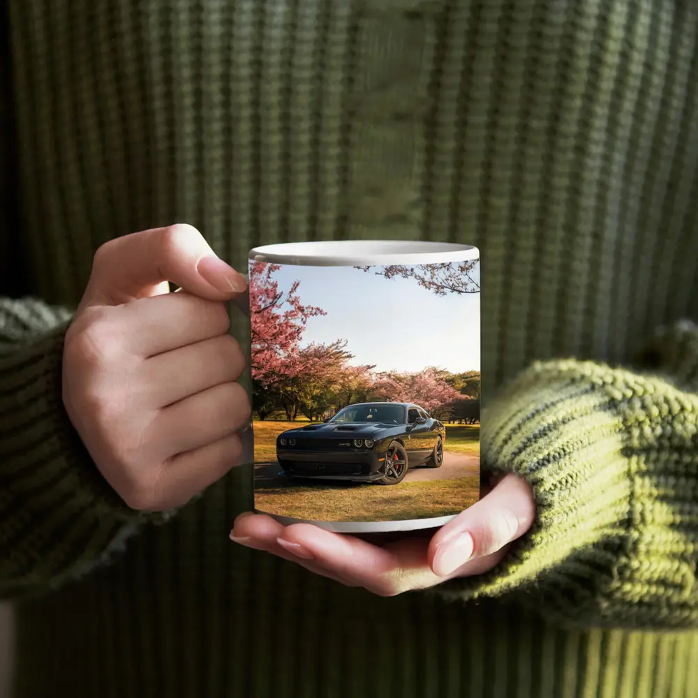 Dodge Challenger SRT Black Cherry Blossom Park – Mugs