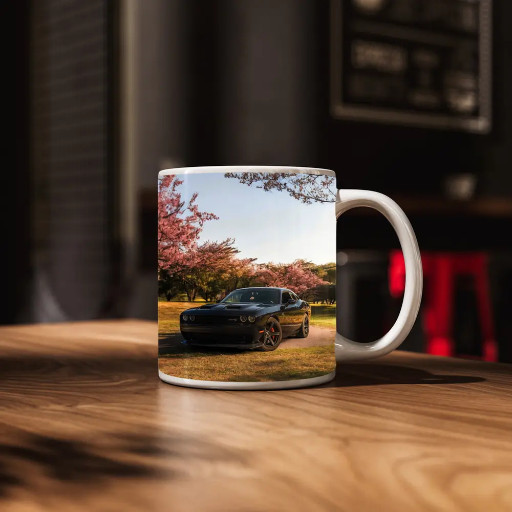 Dodge Challenger SRT Black Cherry Blossom Park – Mugs