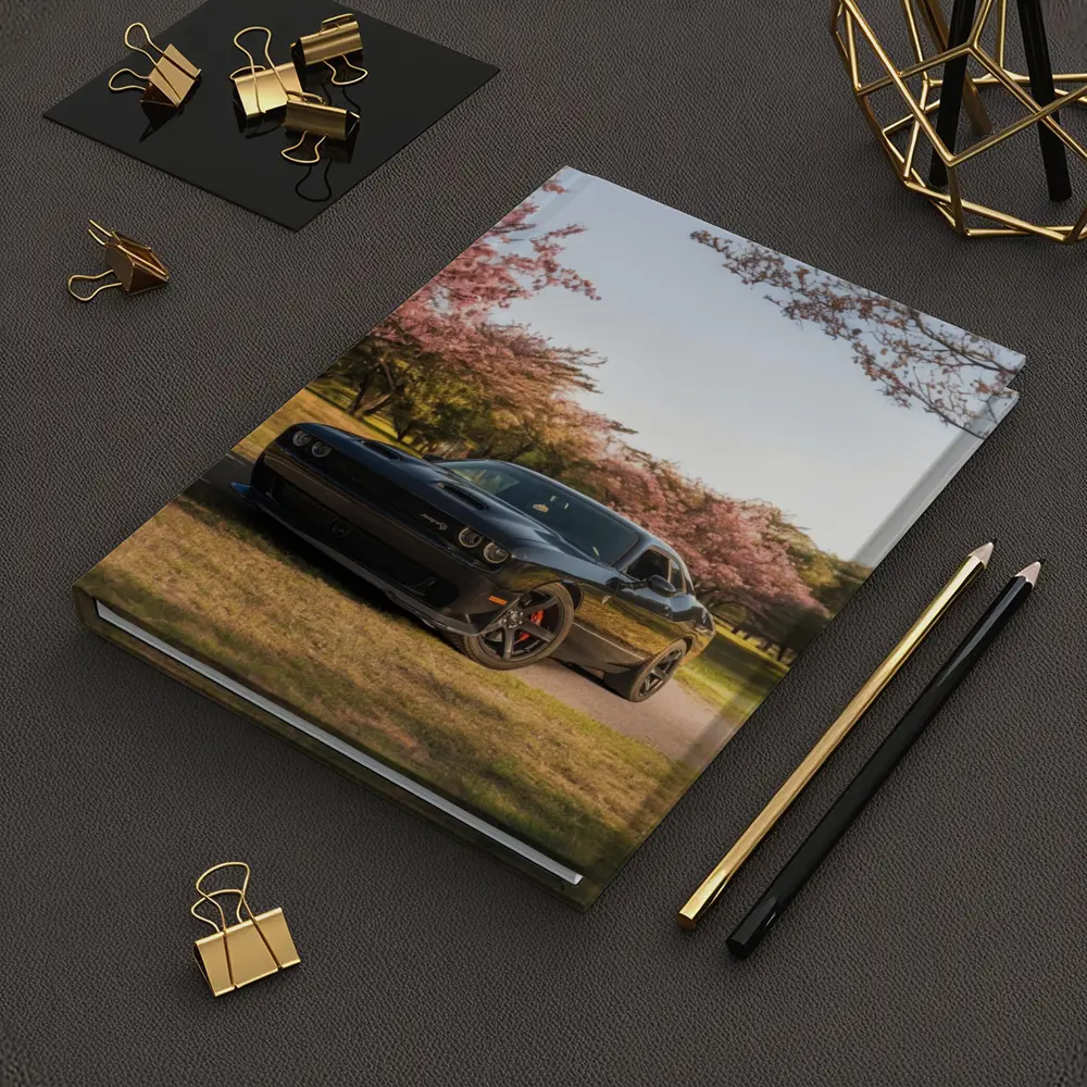 Dodge Challenger SRT Black Cherry Blossom Park – Notebooks