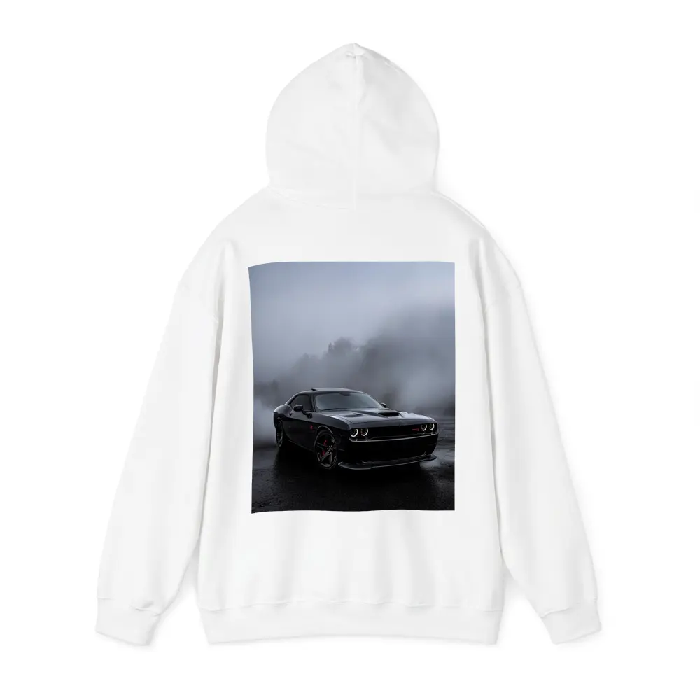 Dodge Challenger SRT Black Foggy Rainy Day – Hoodies