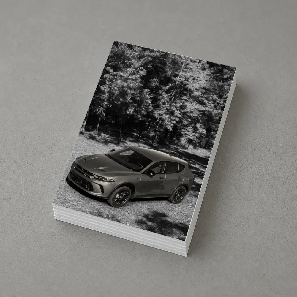 Dodge Hornet SUV Black White Forest – Postcards