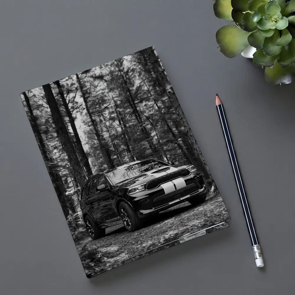 Dodge Durango Black White Forest Trail – Notebooks