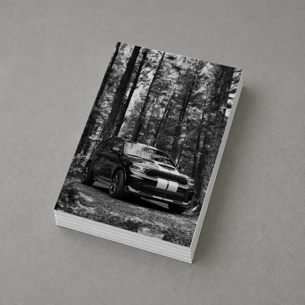 Dodge Durango Black White Forest Trail – Postcards
