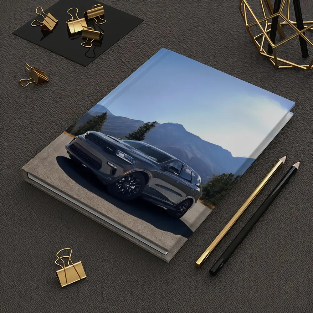 Dodge Durango SUV Mountain Road Scene – Notebooks