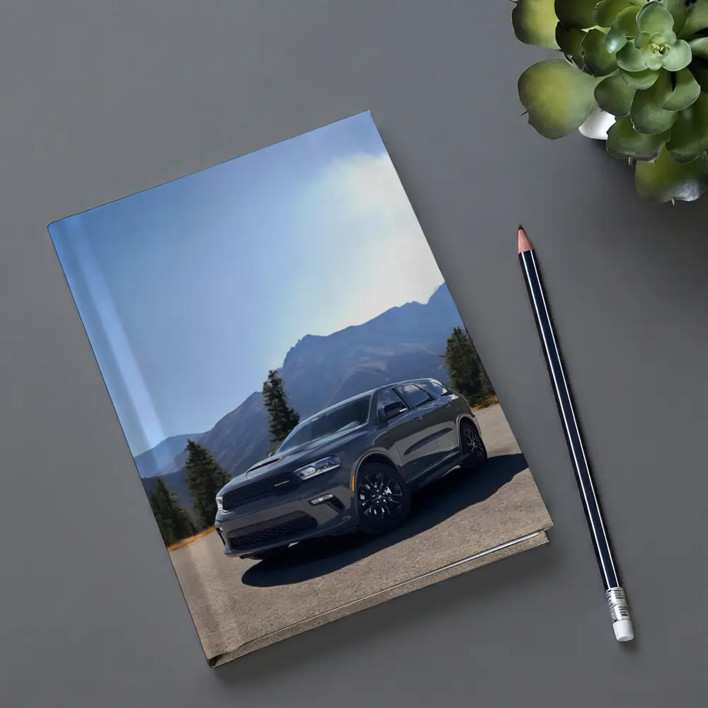 Dodge Durango SUV Mountain Road Scene – Notebooks
