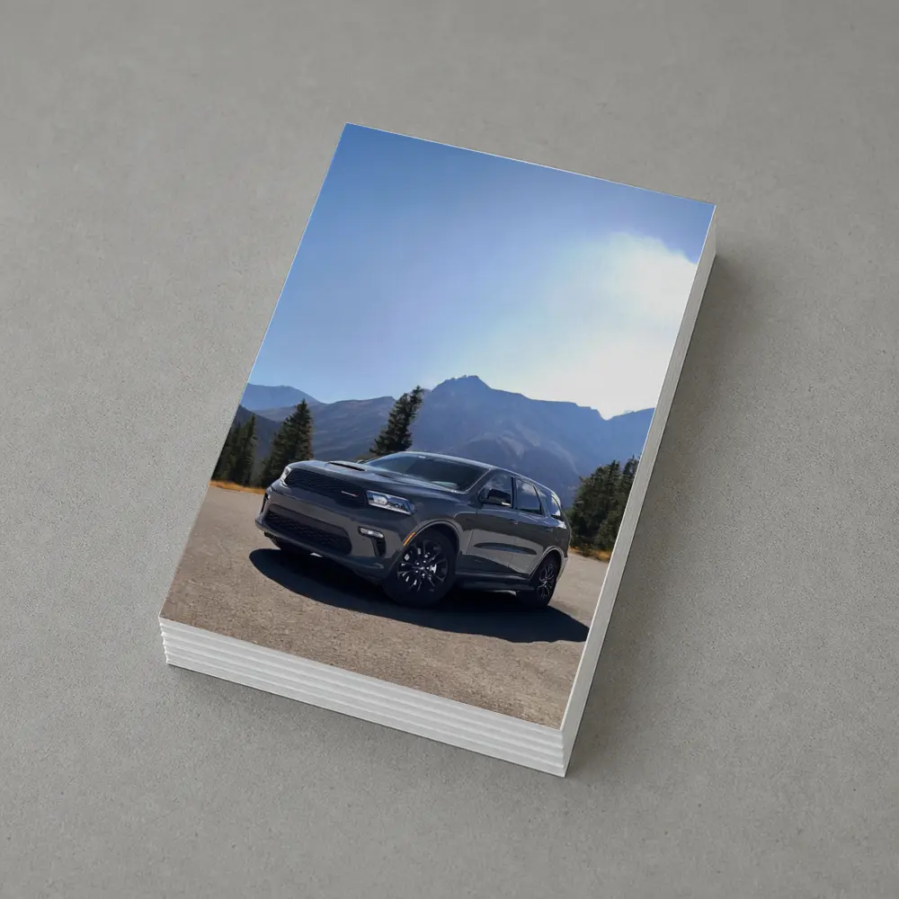 Dodge Durango SUV Mountain Road Scene – Postcards