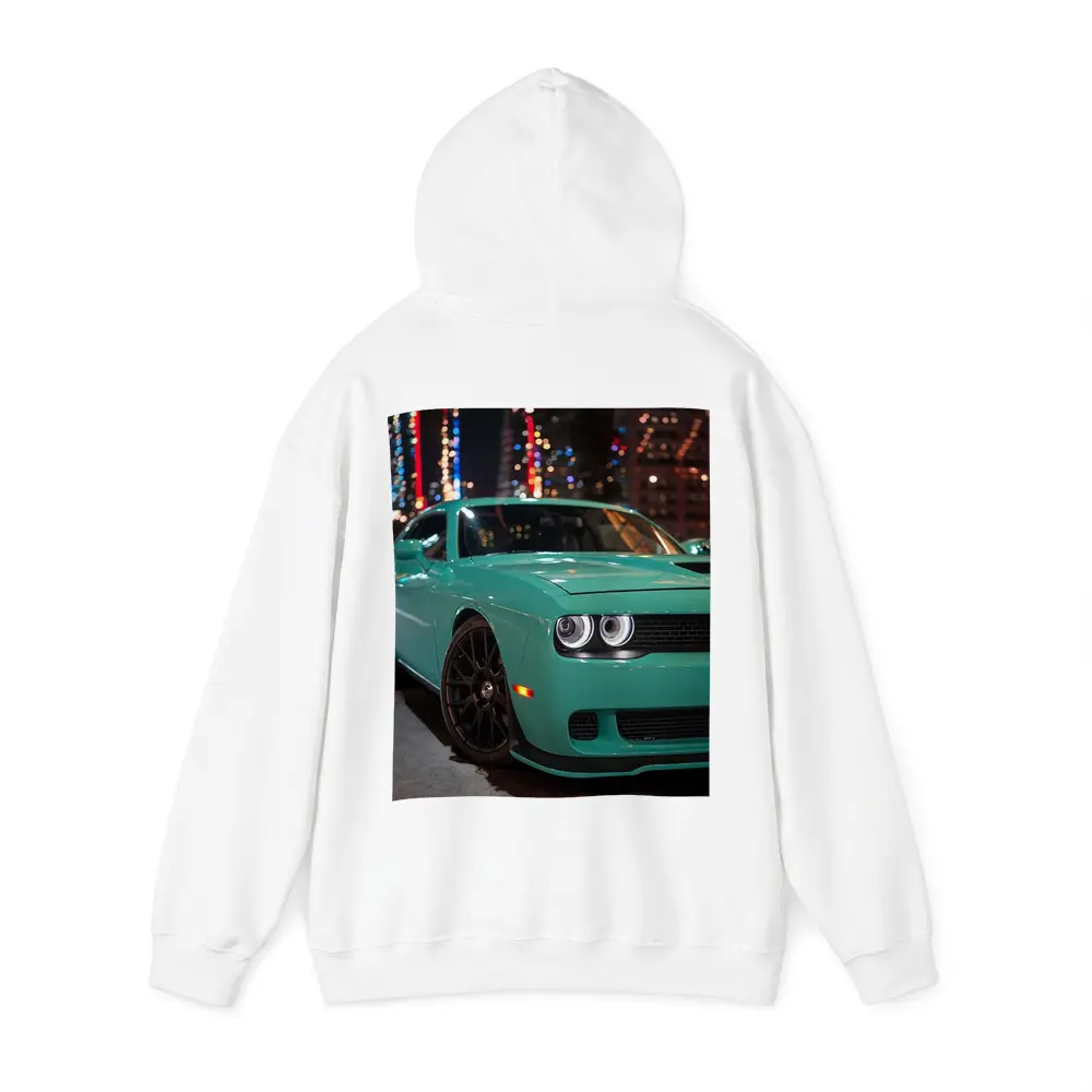 Dodge Challenger Teal Green Night City – Hoodies