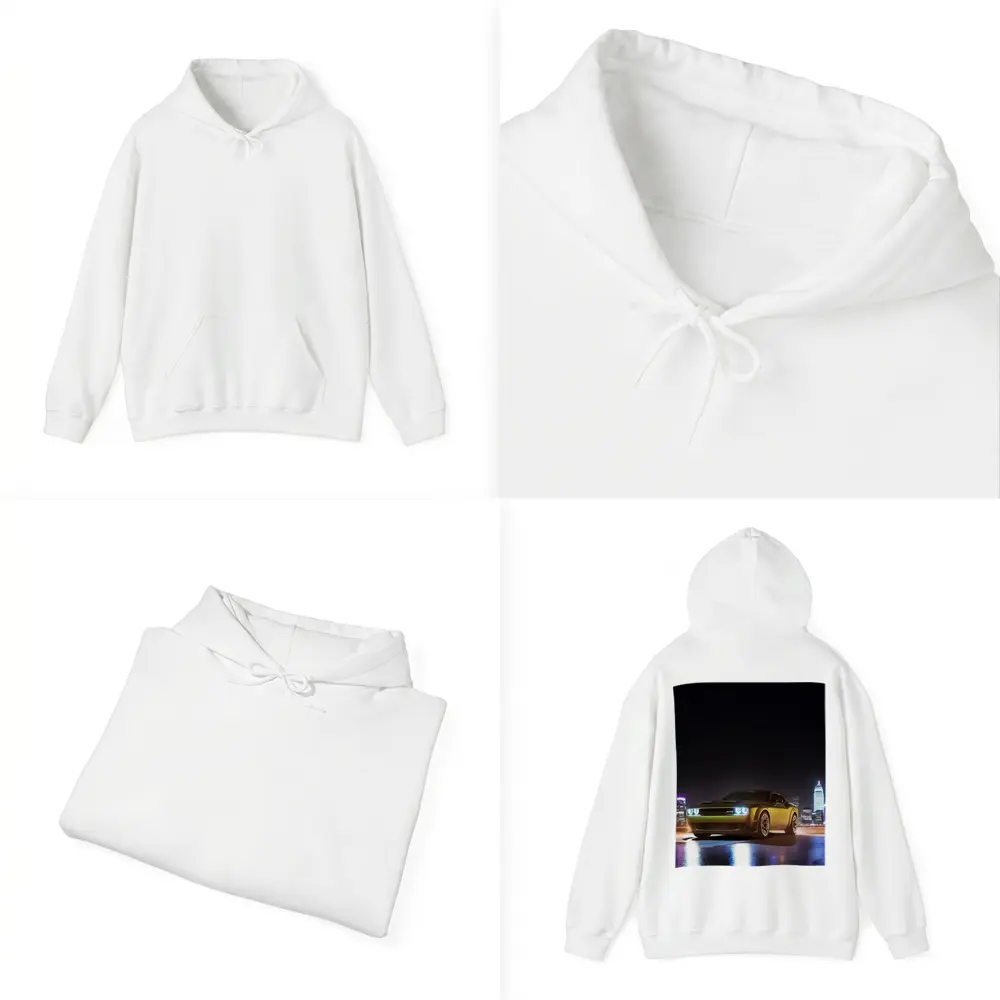 Dodge Challenger SRT Night City Skyline – Hoodies
