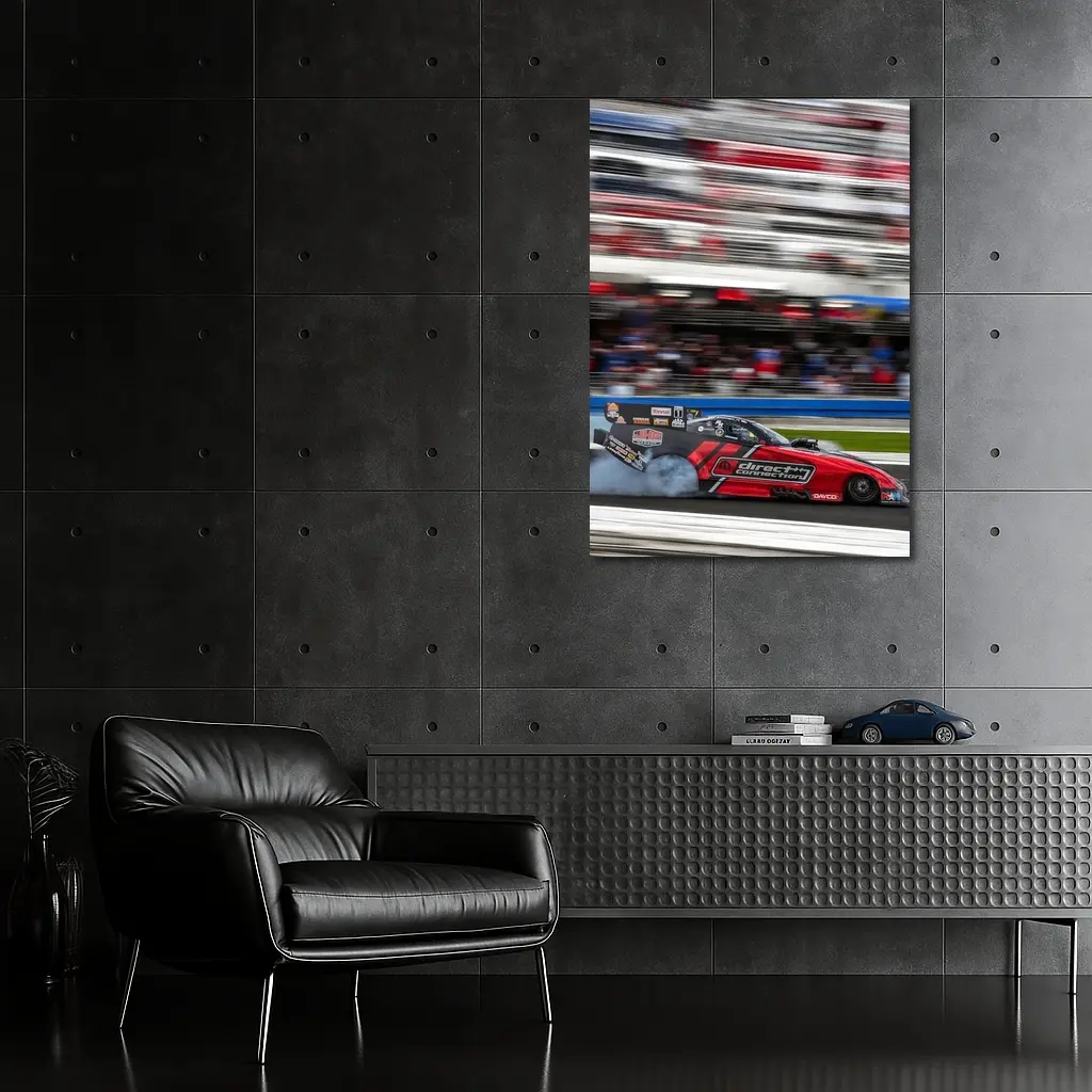 Dodge Funny Car Drag Racing Track Action – Wall Art