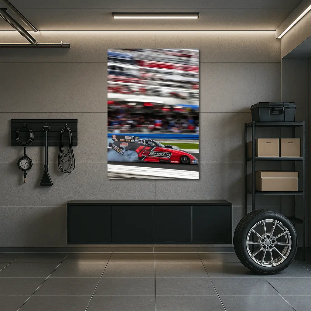 Dodge Funny Car Drag Racing Track Action – Wall Art
