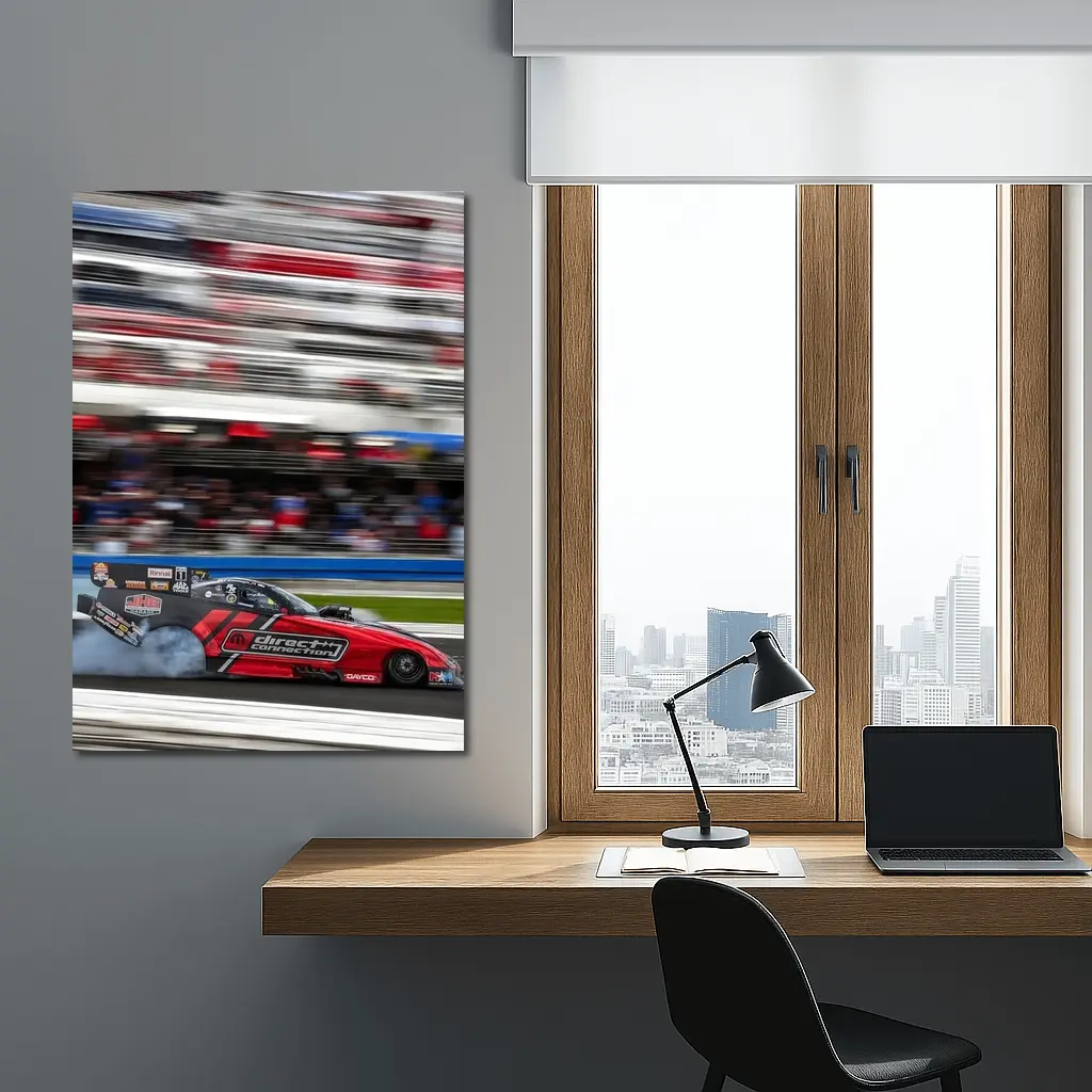 Dodge Funny Car Drag Racing Track Action – Wall Art