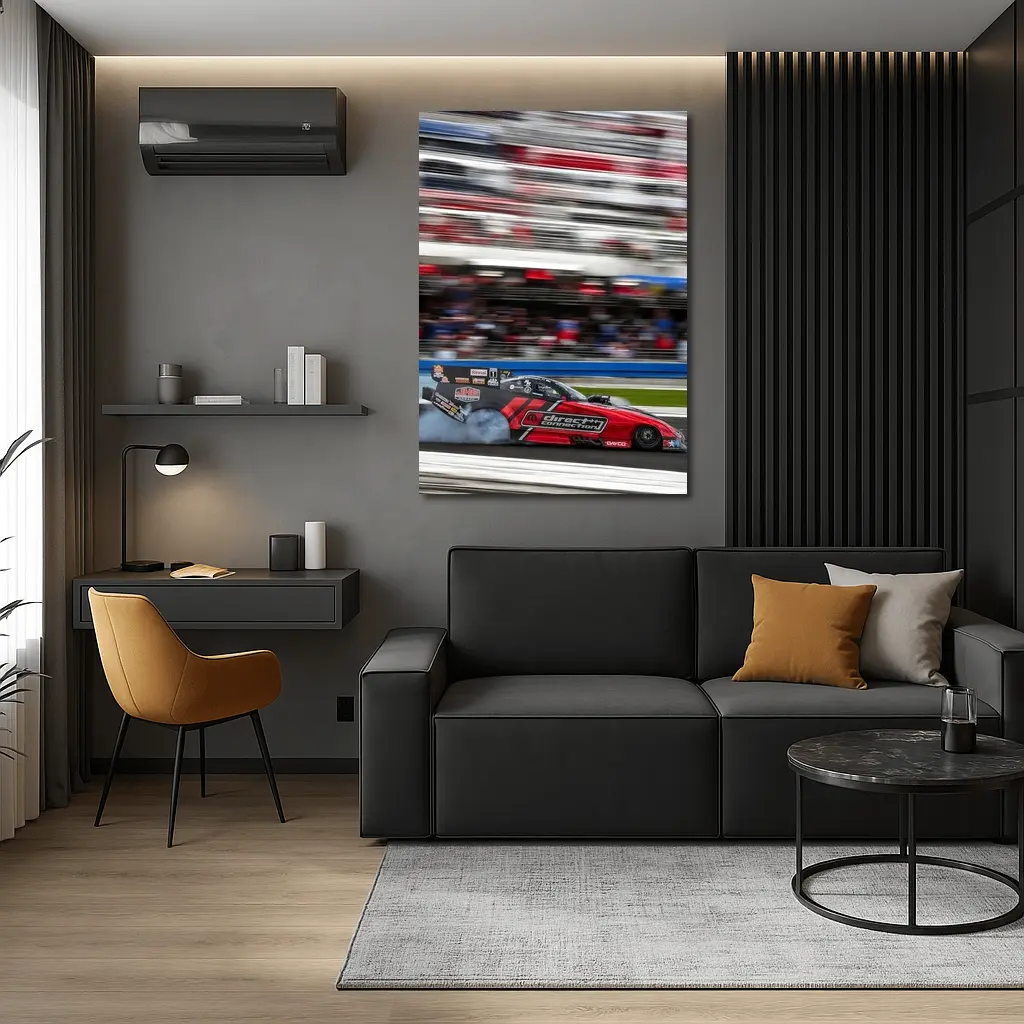Dodge Funny Car Drag Racing Track Action – Wall Art