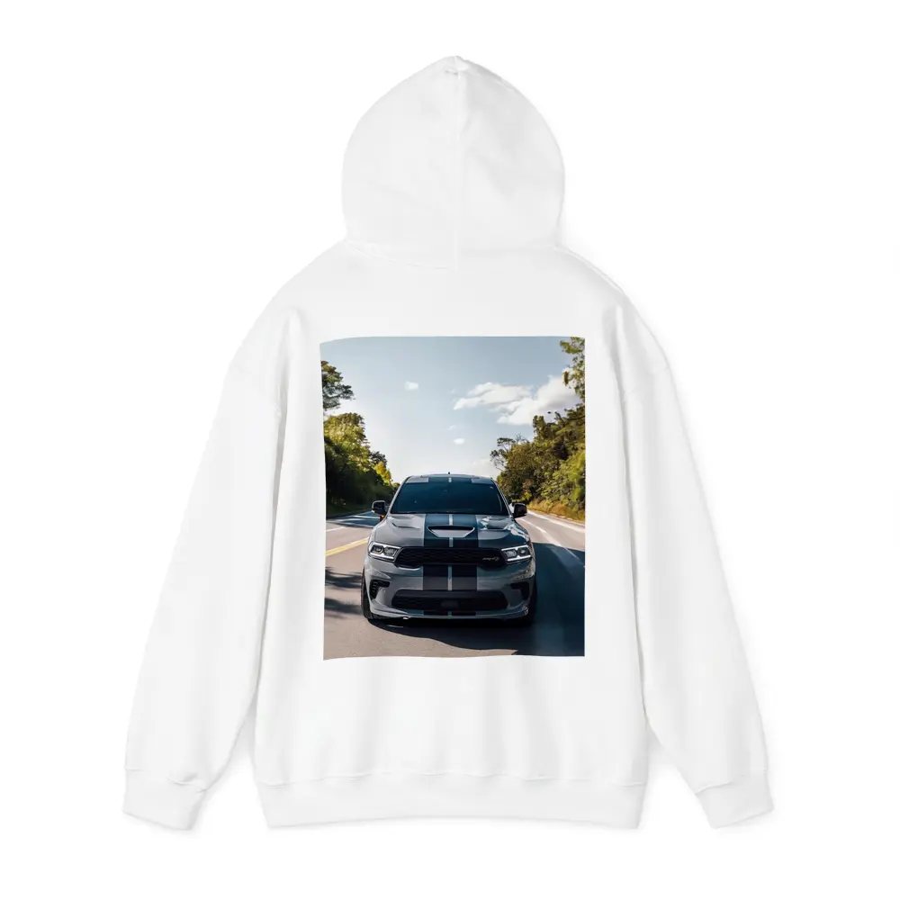 Dodge Durango SRT Gray Racing Stripes Road – Hoodies