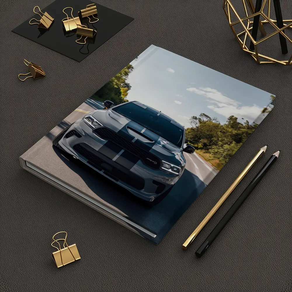 Dodge Durango SRT Gray Racing Stripes Road – Notebooks