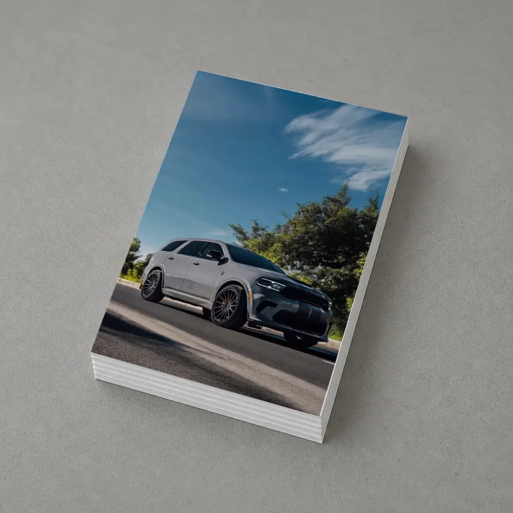 Dodge Durango SRT Gray SUV Open Road – Postcards