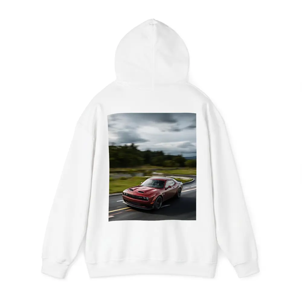 Dodge Challenger SRT on Winding Road – Hoodies