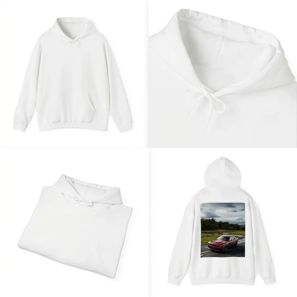 Dodge Challenger SRT on Winding Road – Hoodies