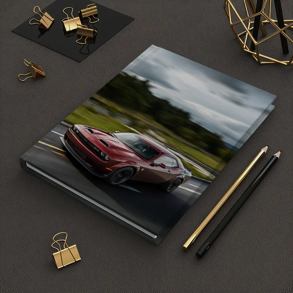 Dodge Challenger SRT on Winding Road – Notebooks