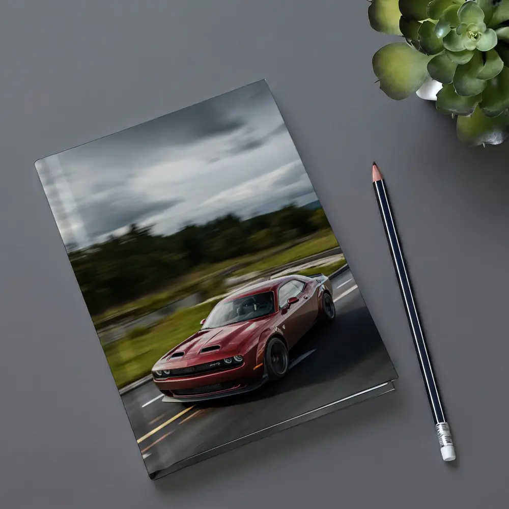 Dodge Challenger SRT on Winding Road – Notebooks