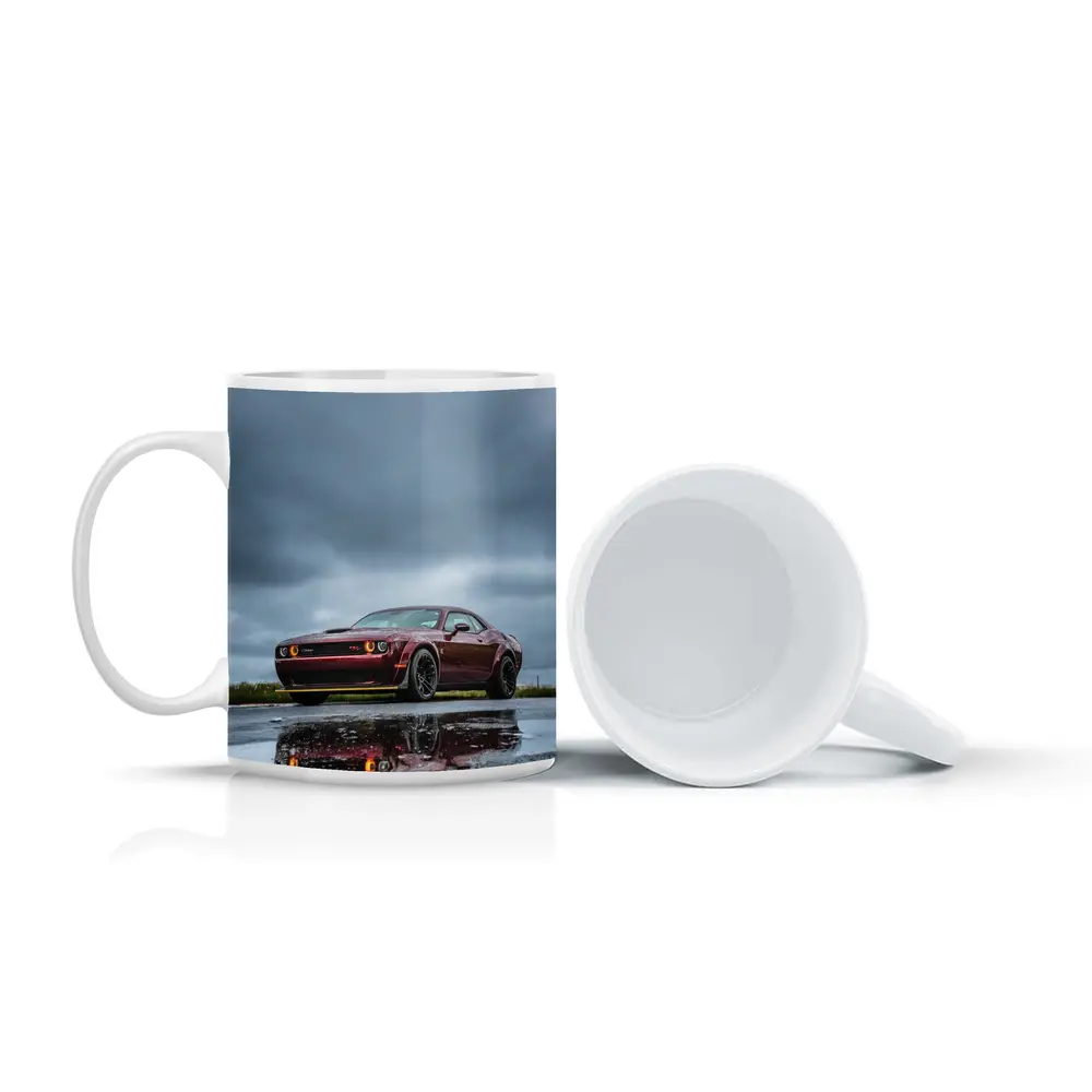 Dodge Challenger Hellcat Wet Road Storm – Mugs