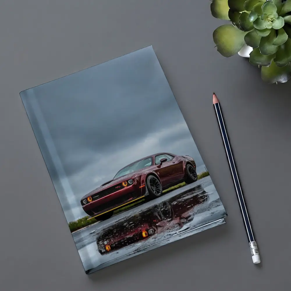 Dodge Challenger Hellcat Wet Road Storm – Notebooks
