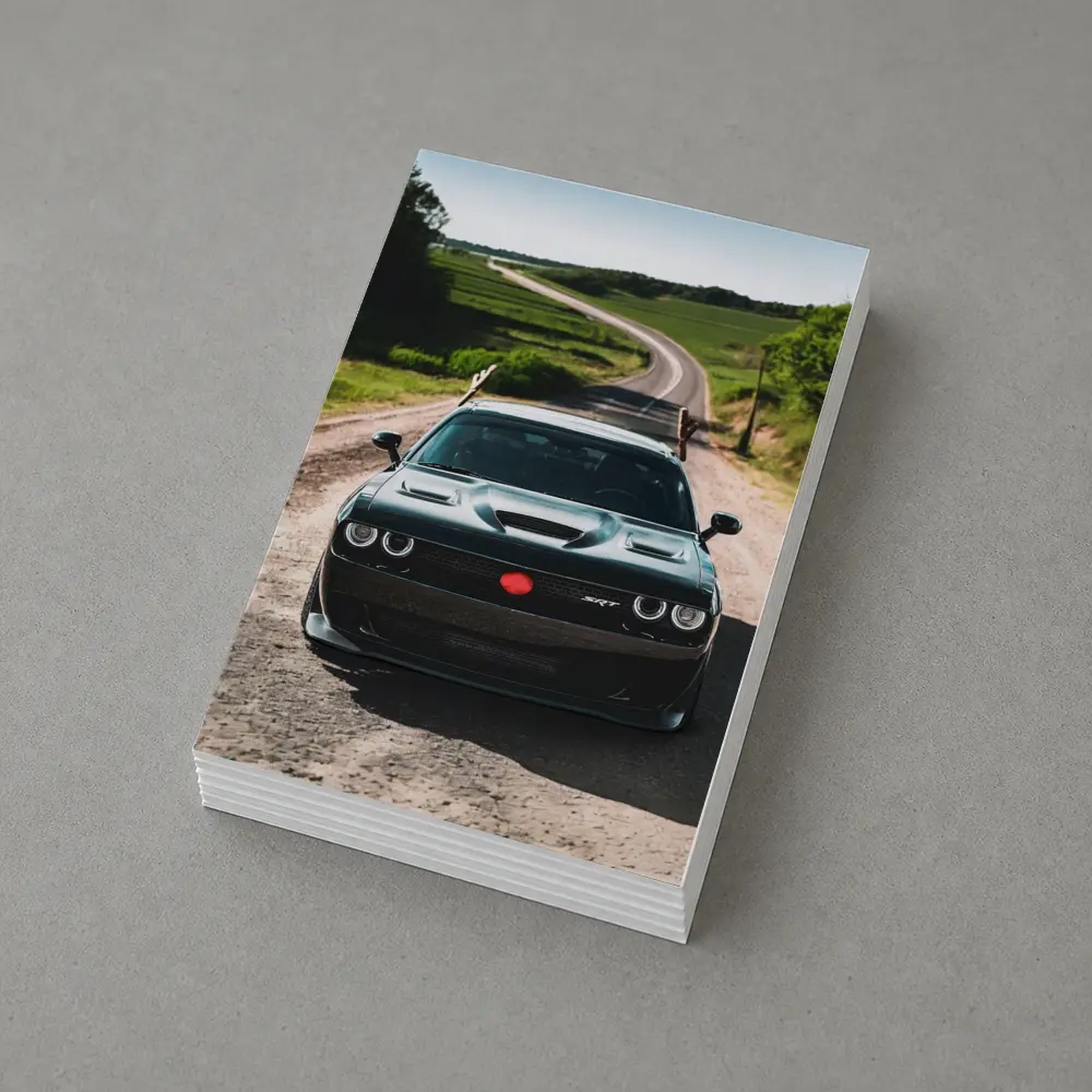 Dodge Challenger SRT on Rural Country Road – Postcards