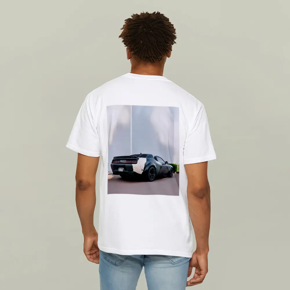 Dodge Challenger Camo Wrap Urban Setting – T-Shirts